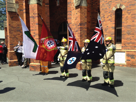 Remembrance Day flags