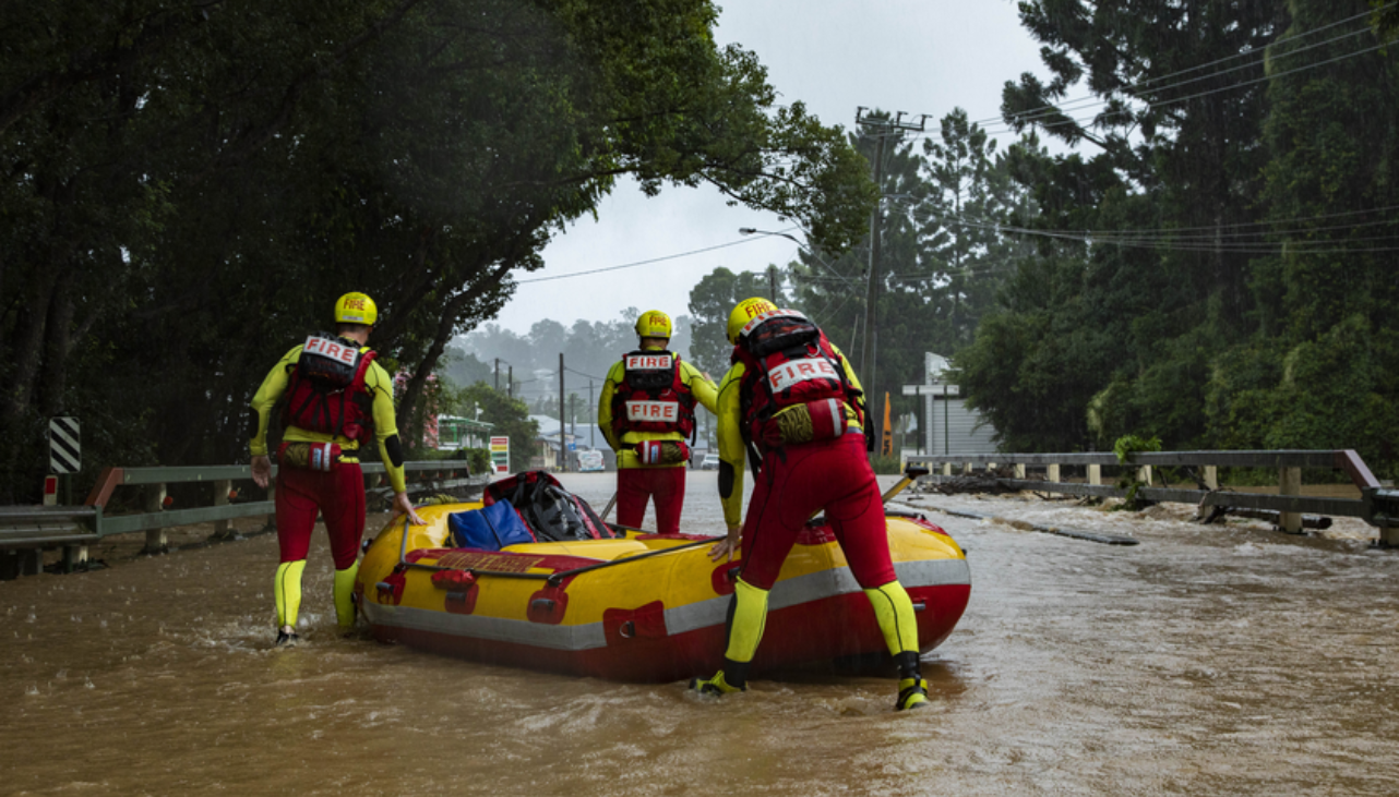 Swift water rescue technicians